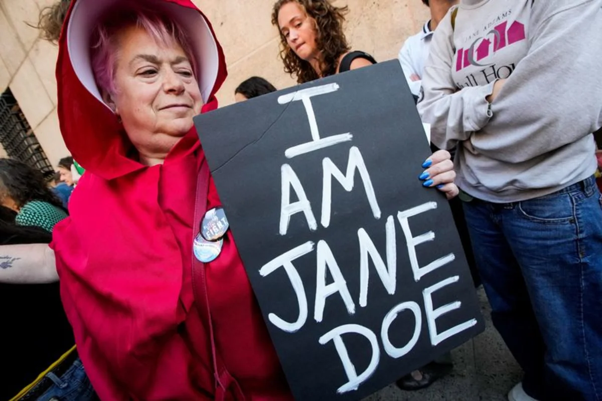 Protesters stage 'I Am Jane Doe' rally in New York City against sexual violence